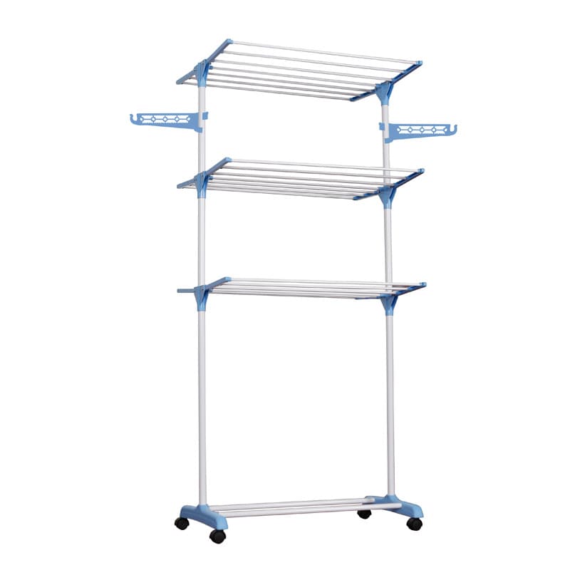 simple home floor drying rack multi-layer folding wing drying rack New drying rack