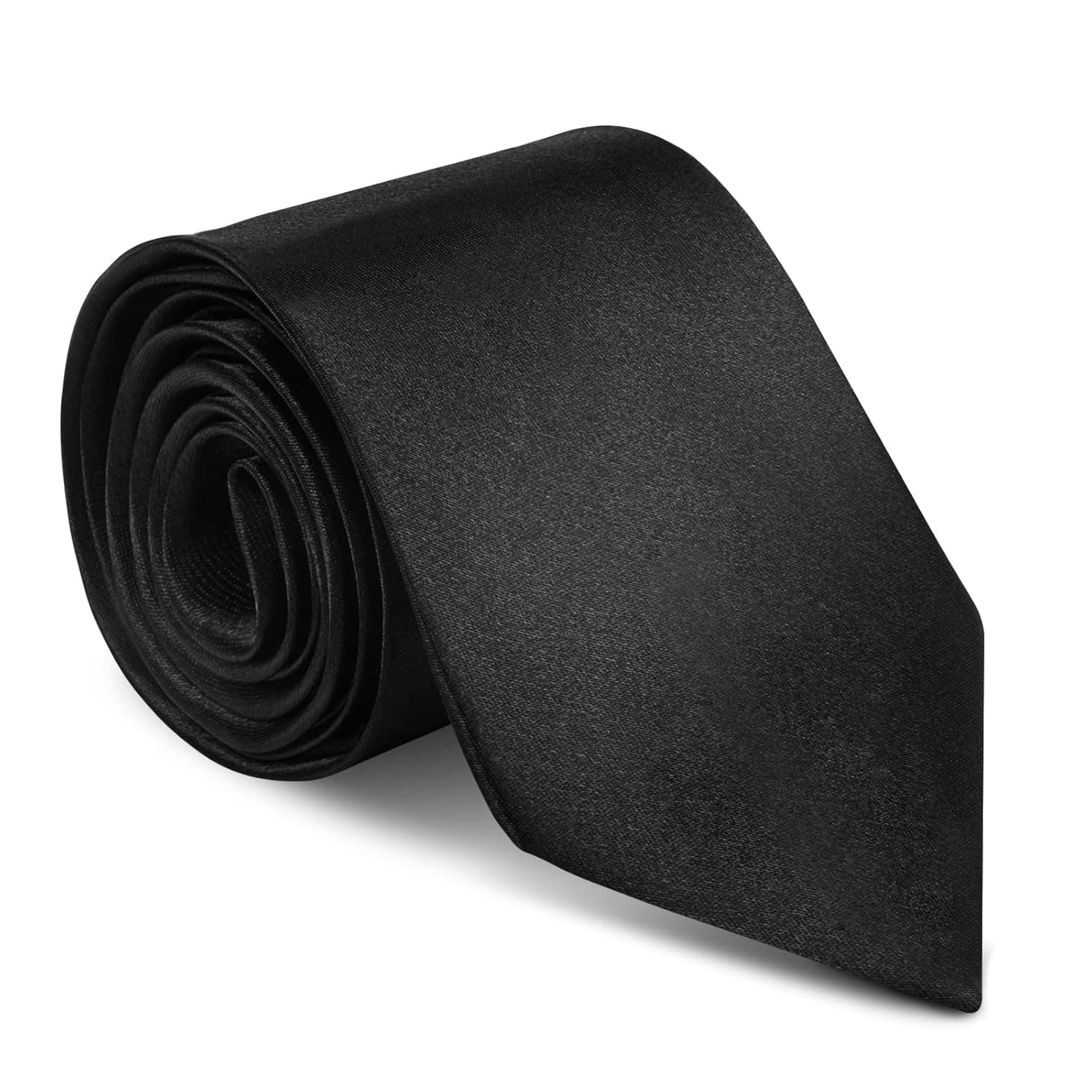 URAQT Men's Ties, Satin Elegant 8 Cm Men, Classic Wedding Tie For Office Or Festive Events