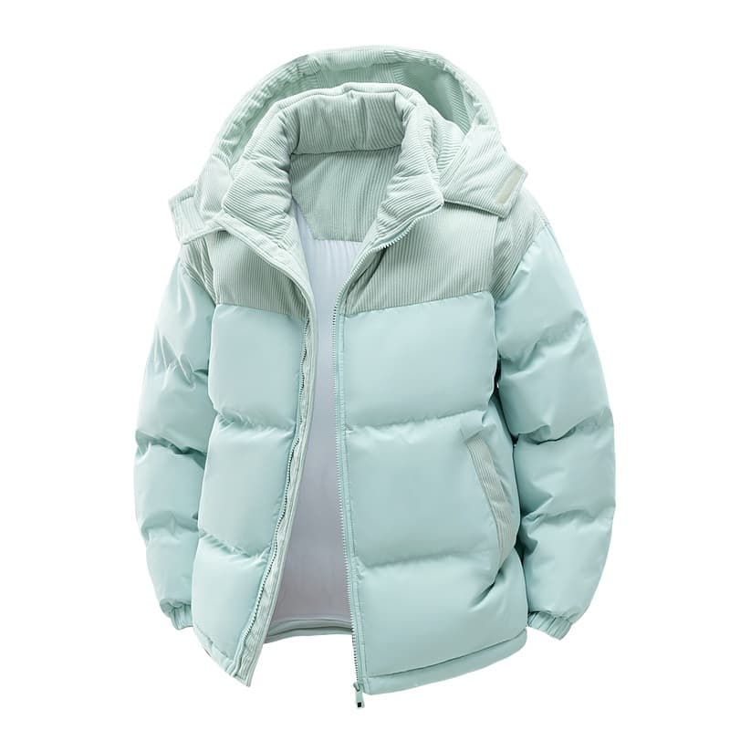 Padded-on Men's Velvet 2025 Winter New Thickened Warm And Cold-proof Padded Jacket, Padded Jacket Can Be Trendy