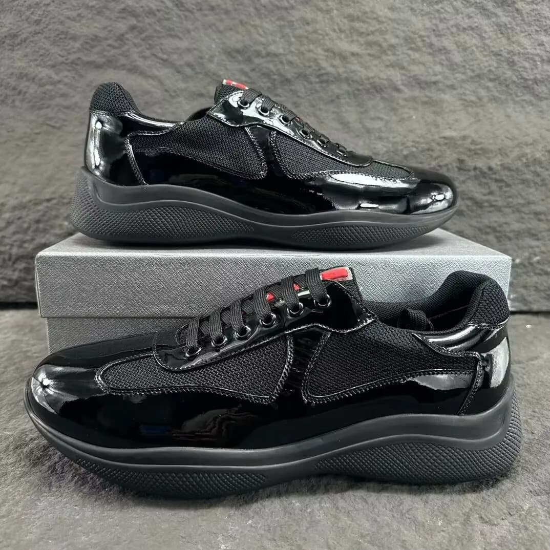 Chaussures de course à bout rond pour femmes, en cuir véritable de haute qualité, confortables, en cuir verni, commerce transfrontalier internatio