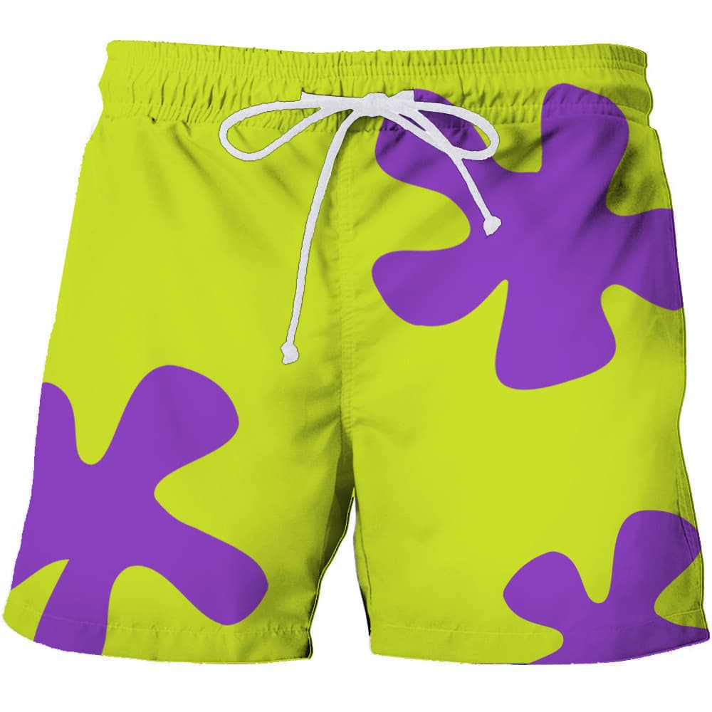 Men's Patrick Star Style 3D Digital Printing Beach Pants Men's Shorts