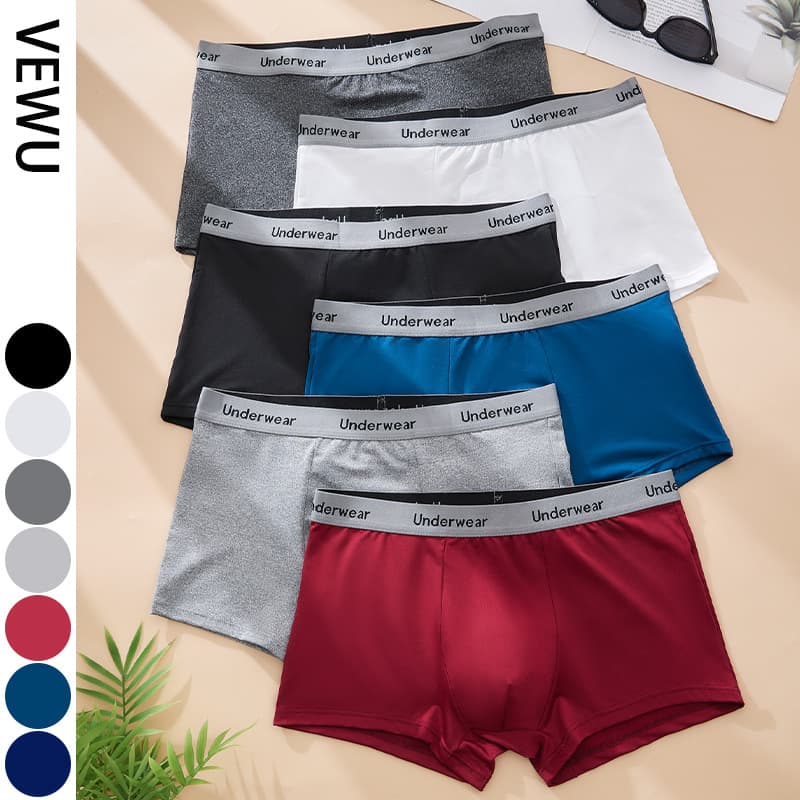 Men's Underwear Sports Boxer Briefs With Letter Belt Trendy Boxer Briefs