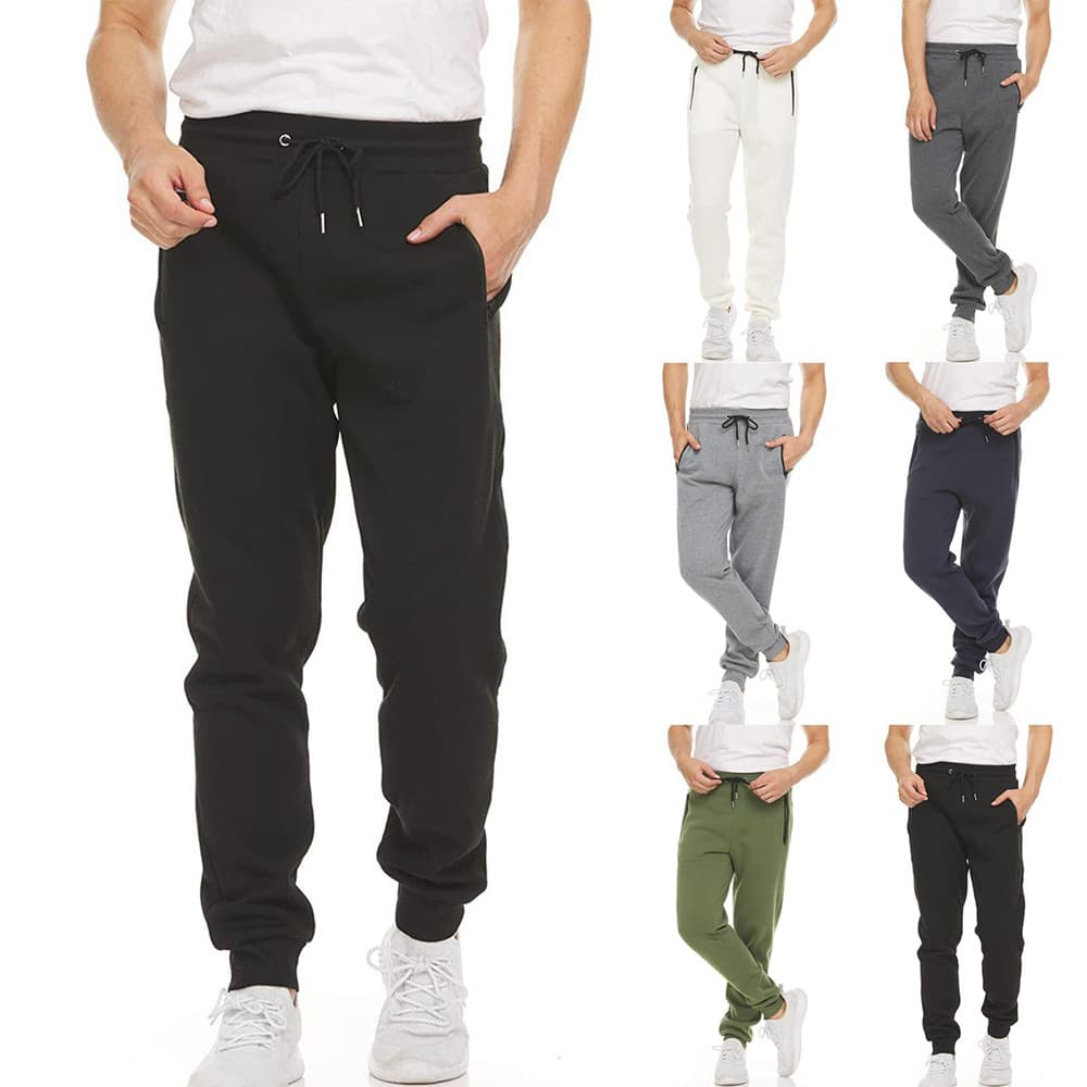 Men's Stylish Casual Pants - Slim Fit Joggers For Running, Training & Gym - Breathable & Durable Polyester Workout Trousers