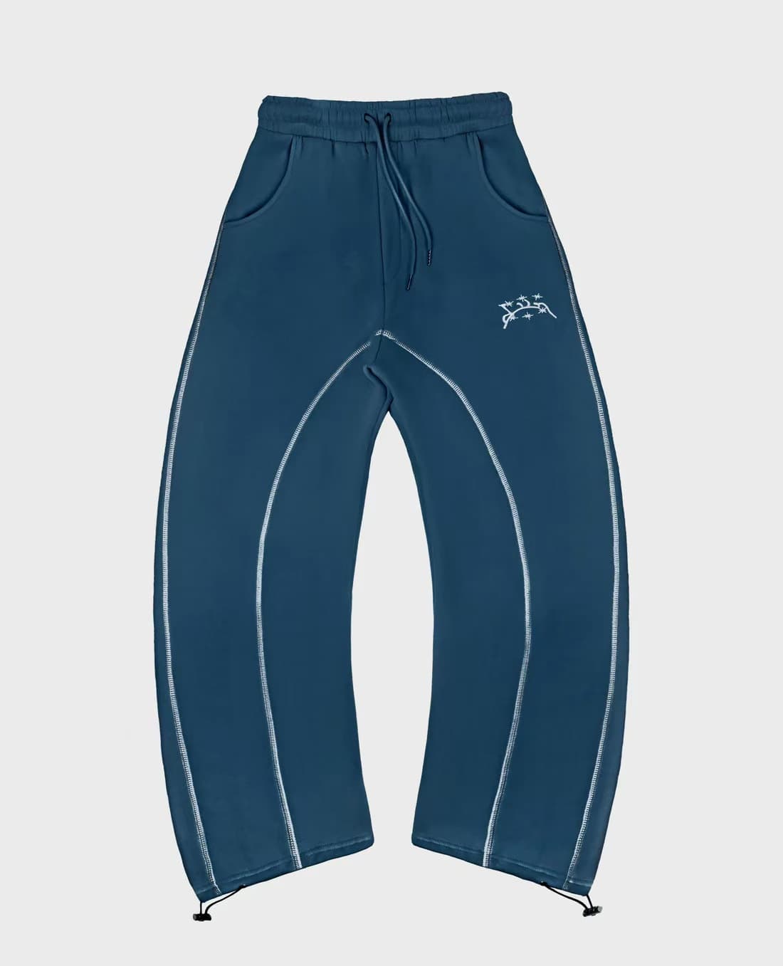 Ensemble de survêtement 2 pièces pour homme, sweat à capuche zippé à rayures réfléchissantes et pantalon de jogging, tenue streetwear décontr