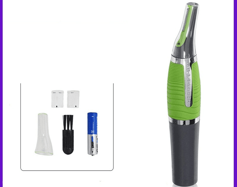 Household with light portable sideburn knife rechargeable eyebrow trimming knife razor nose hair knife hair trimming electric shaver