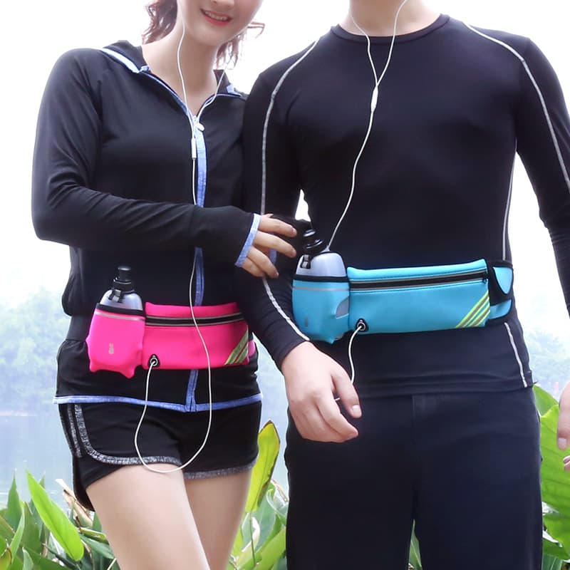 Outdoor Sports Reflective Fitness Lycra Waterproof Multi functional Phone Men's and Women's Cycling Running Water Bottle