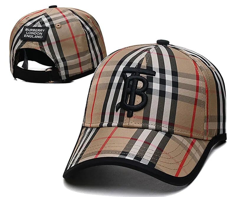 Casquette de baseball à imprimé écossais pour un style preppy