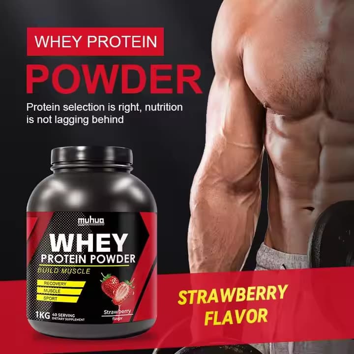 Foreign Trade Cross-Border Export WHEY PROTEIN POWDER Protein Powder Multiple Flavors 1kg With Shaker Cup