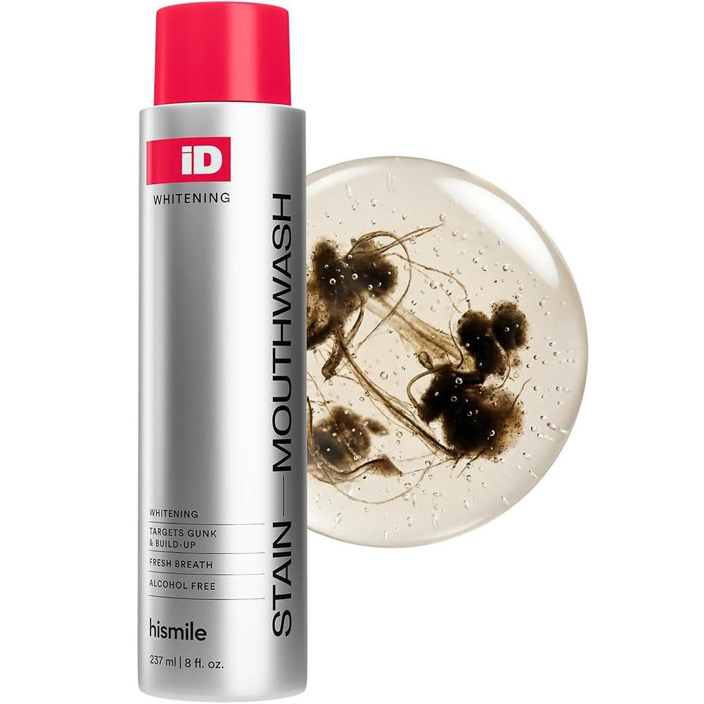 ID Stain Whitening Mint Pulling Oil Mouthwash Removes Tooth Stains Yellow Teeth Prevents Bad Freshens Breath