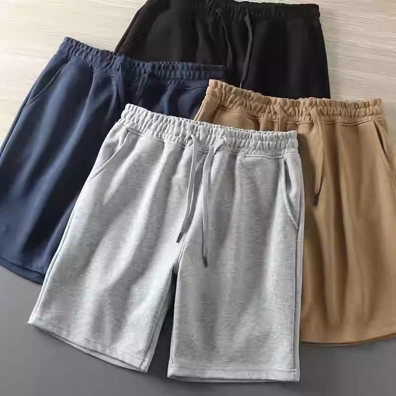 Summer Men's Casual Shorts 2026 High Quality Cotton Milk Silk Five Point Pants Loose And Breathable For Fitness And Sports Outerwear