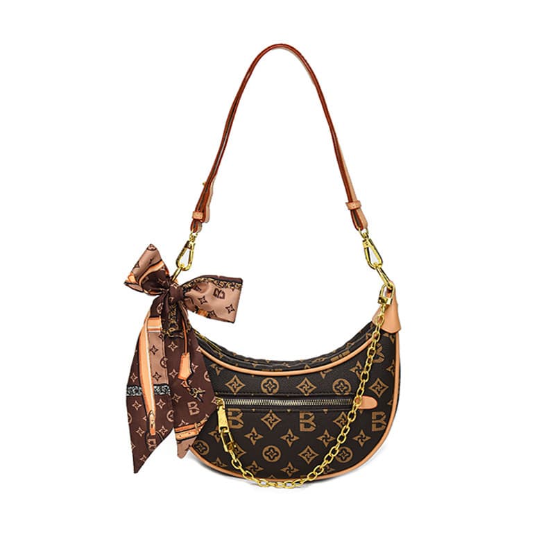 Shoulder Bag Top Quality Chain Casual Underarm Bag 2023 New Luxury Messenger Bag Versatile Crescent Bag Women's Bag