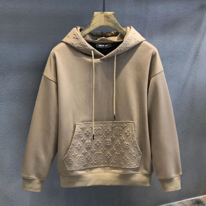 Sweat-shirt à manches longues pour hommes, design rétro, marque, printemps et automne, grande taille, ample, tendance, tempérament