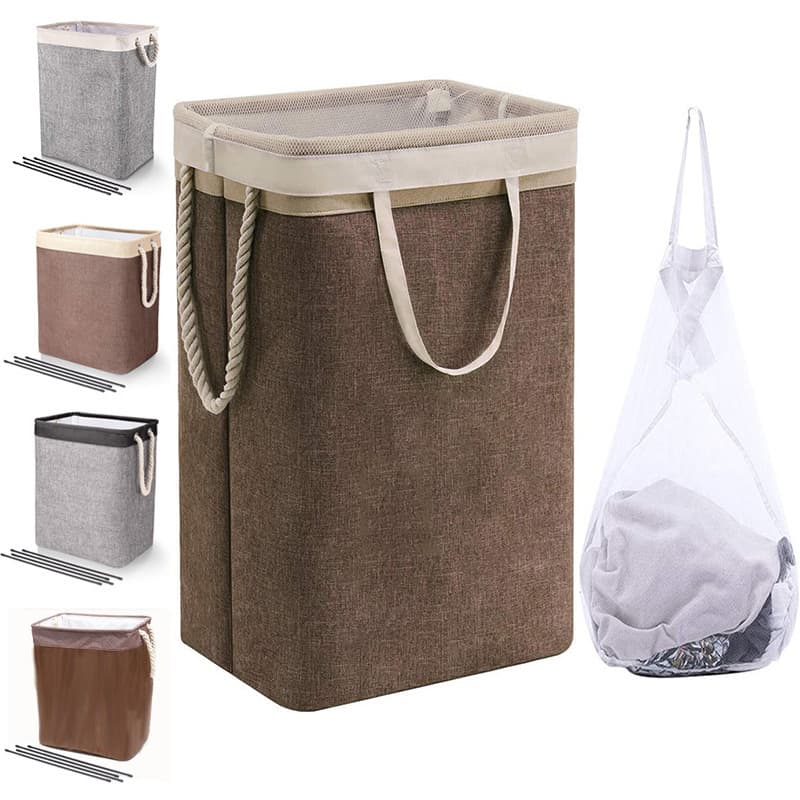 Home Storage Waterproof Dirty Clothes Basket Dirty Clothes Basket Storage Bucket Cotton And Linen Laundry Basket