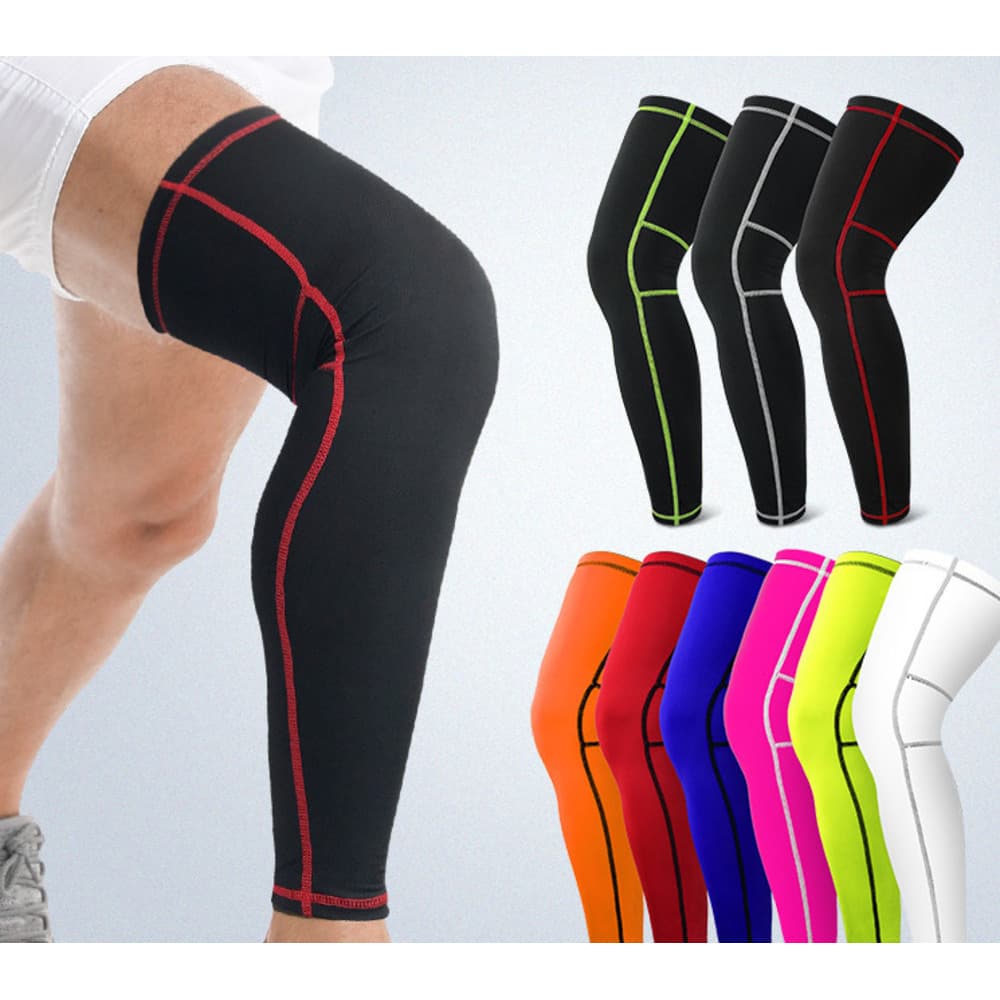 Basketball knee pads, outdoor badminton, cycling running silicone protective gear, extended breathable protection for