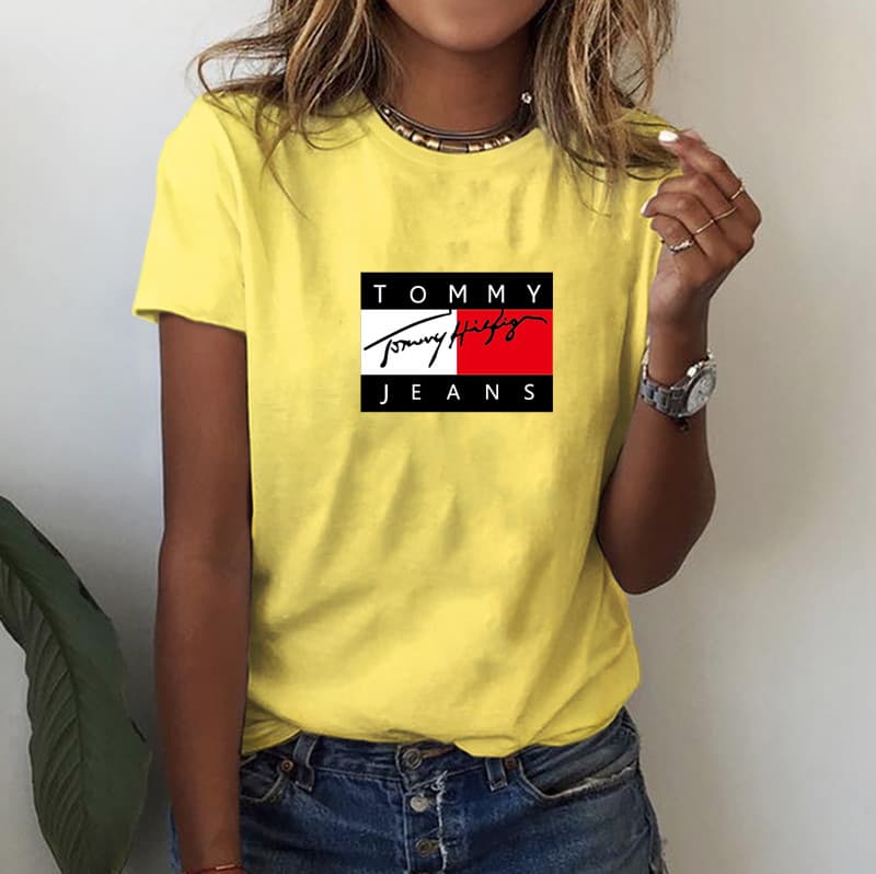 T-shirt imprimé décontracté à la mode pour femmes