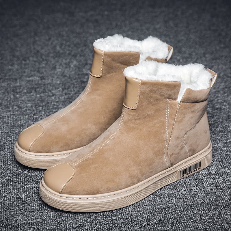 Men's Big & Tall Winter Snow Boots | Waterproof Insulated Mid-Calf Arctic Boots With Ankle Support