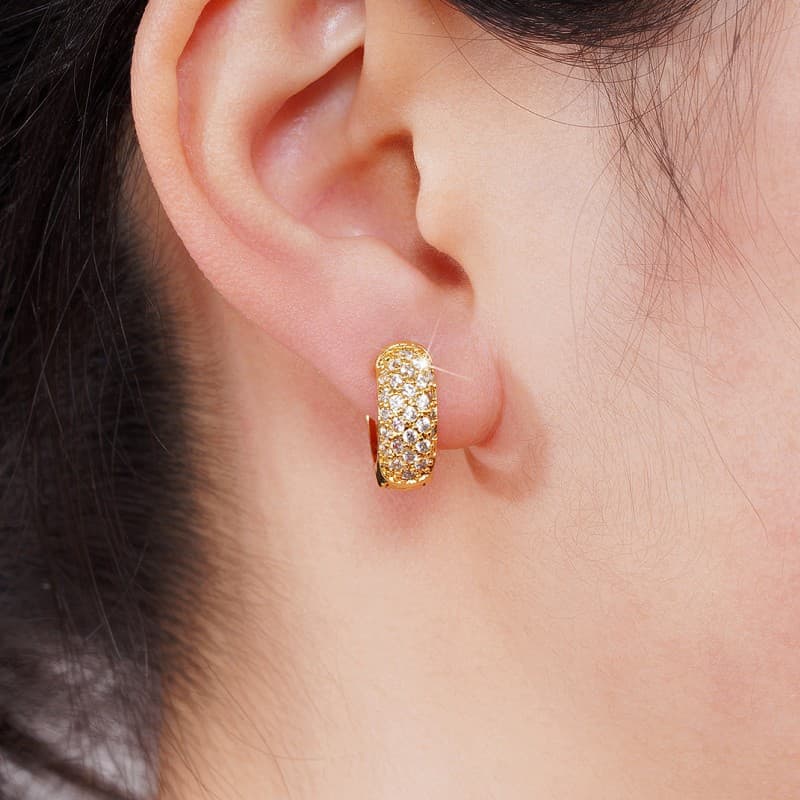 Fashionable and stylish new ins style earrings, hollow design vine exquisite earrings, noble lazy earrings