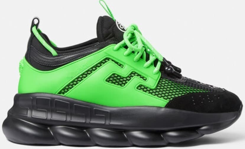 Chaussures de sport décontractées tendance Chain Reaction à tige basse, style rétro, polyvalentes, pour couples, semelle épaisse rehaussante et