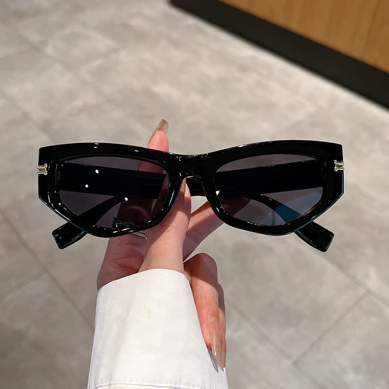 Cat-eye sunglasses for women, fashionable internet celebrities, street shots, anti-ultraviolet, sunglasses