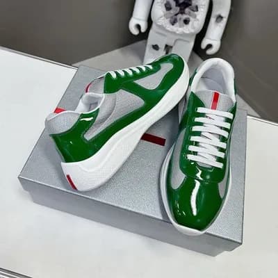 Chaussures de course polyvalentes en cuir verni véritable de haute qualité pour l'été 2025 de la Coupe des Amériques