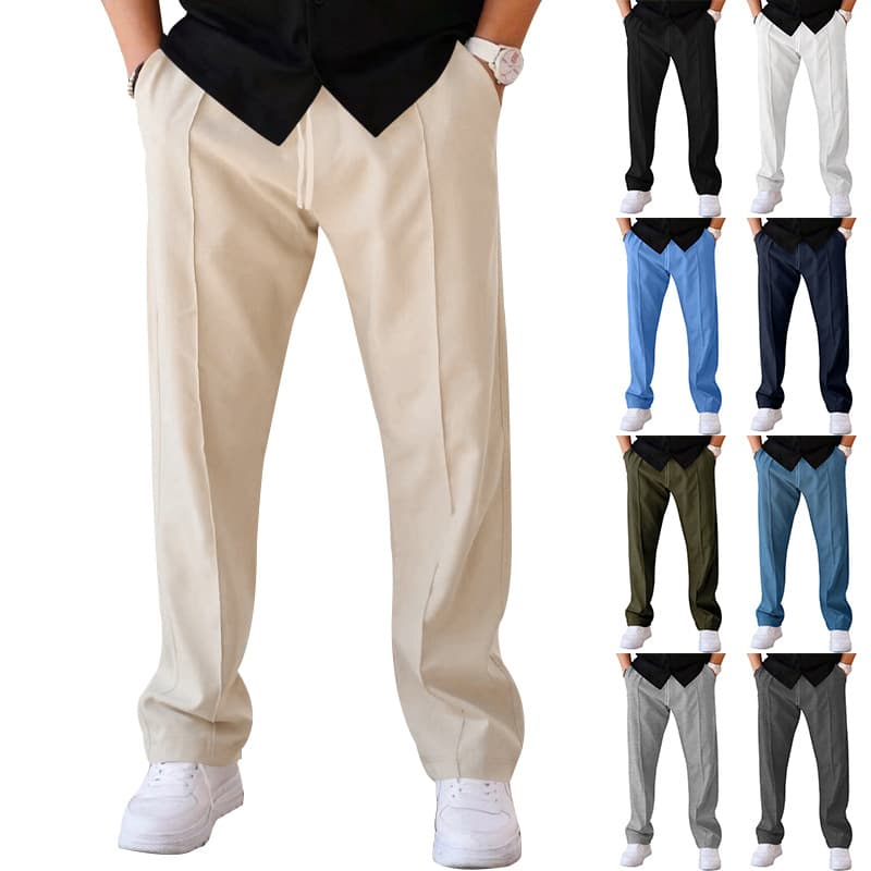 Men's Clothing Trousers Spring And Summer Loose Straight Sports Casual Trousers