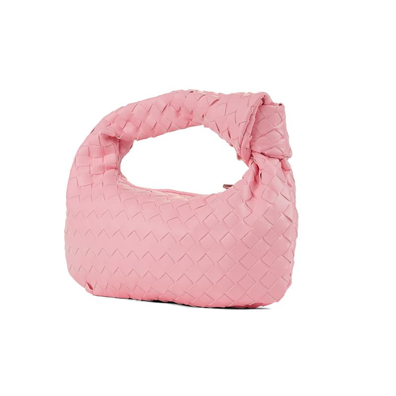Sac à main tissé, petit pain rond en forme de nuage