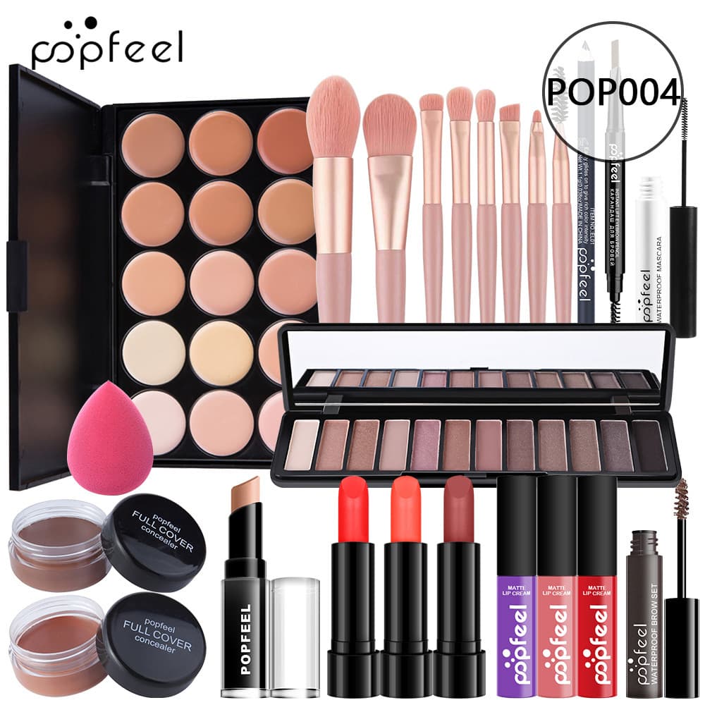 Makeup Sets Concealer Eye Shadow Makeup Brush Red Combination Plate Gift Box Cosmetics