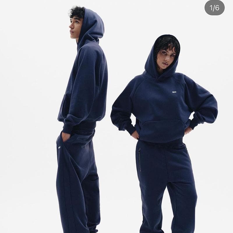 Men's Clothing 6PM Set Hoodie Celebrity Style UKDRILLDRIP Hip-hop Rap Loose Street Casual