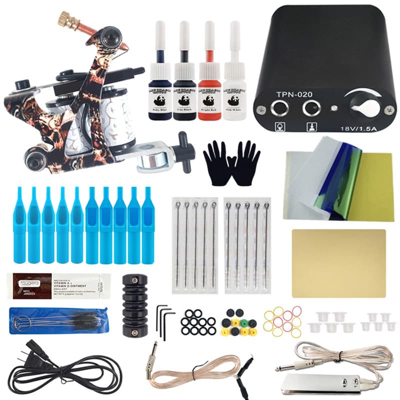 Beginner tattoo machine set of professional tattoo tools tattoo equipment