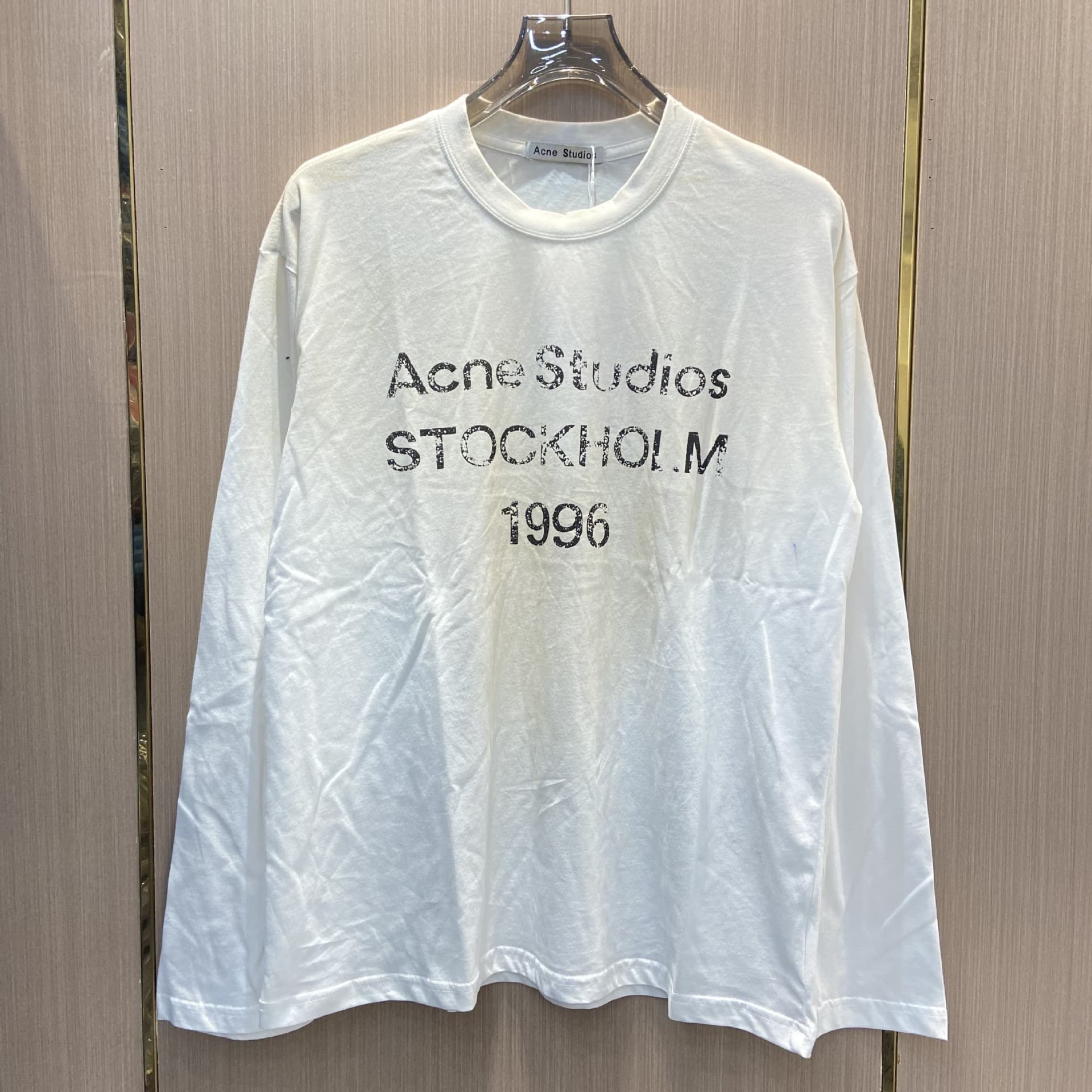 25SS 1996 Classic Dstruction Commmorativ Lazy Rlaxd Long Slv Sun Protction Lightwight Bas T-Shirt Couplel