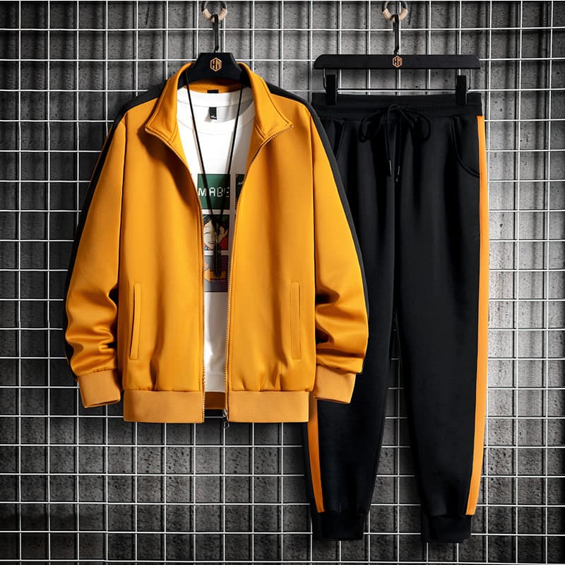 Men's Clothing Sports suit men 2024 spring new urban fashion youth trend cardigan sports suit men