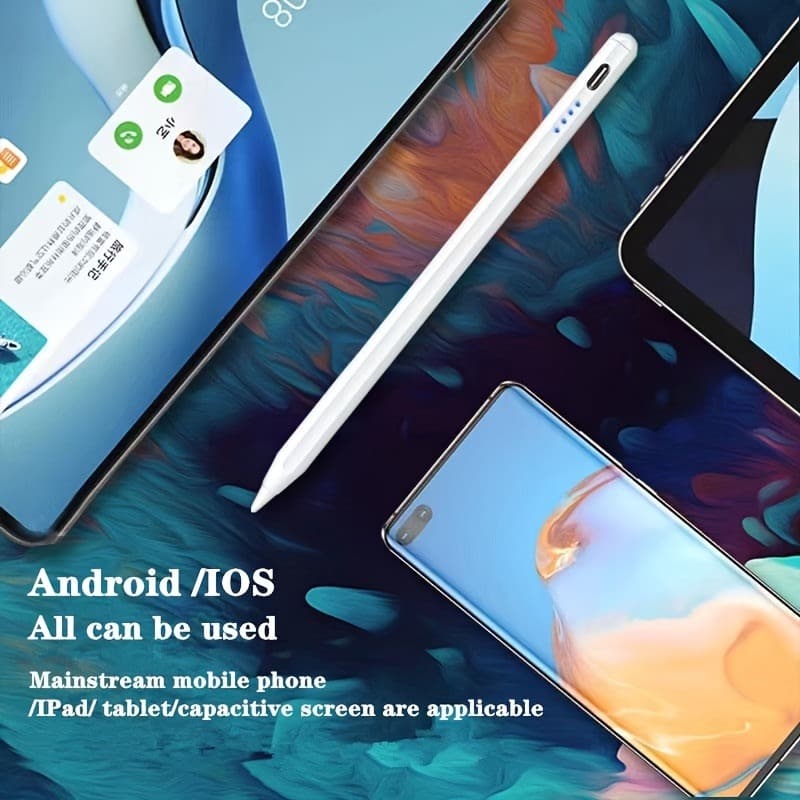 Universal Smart Stylus Pen, Compatible With Android & IOS, Rechargeable Battery, Precision Writing For Mobile Phones, Tablets & Capacitive Screens