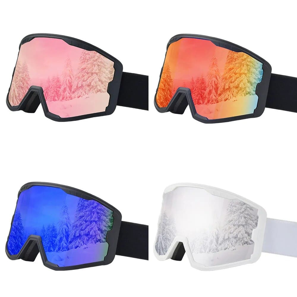 2024 New Large Cylindrical Men's And Women's Outdoor Double-layer Mountain Climbing Windproof And Foggy Skiing Goggles