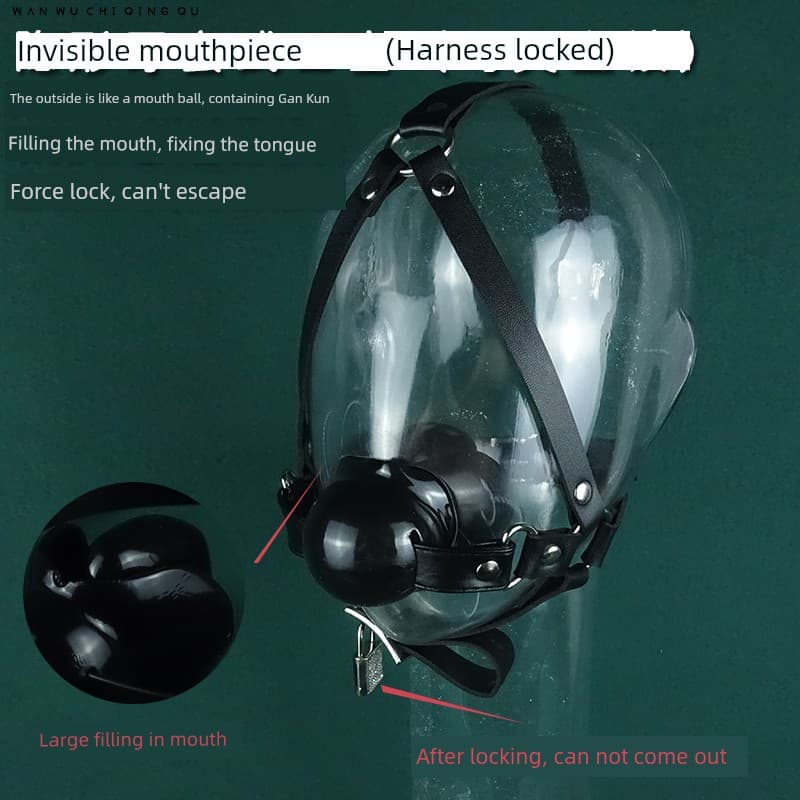 Invisible Tongue Depressor Tooth Socket Sexy Mouth Plug Ball Gag Forced Opening