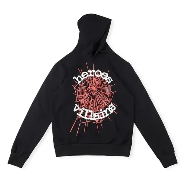 Sweat à capuche Spider pour enfants Sp5der 555555 Sweat à capuche pour garçons et filles, imprimé toile d'araignée de haute qualité