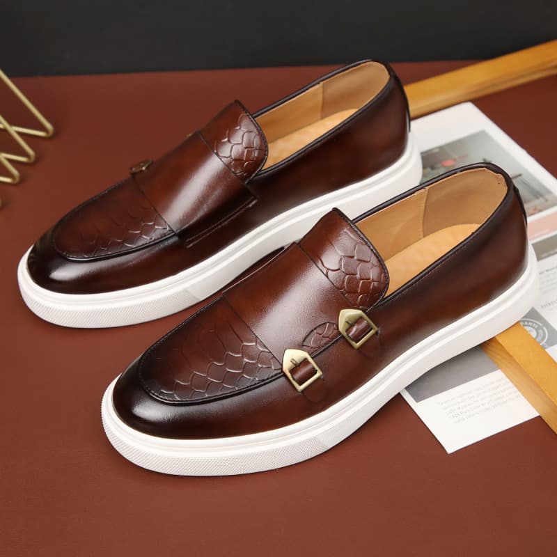 Fashion casual leather shoes men's shoes men's board shoes