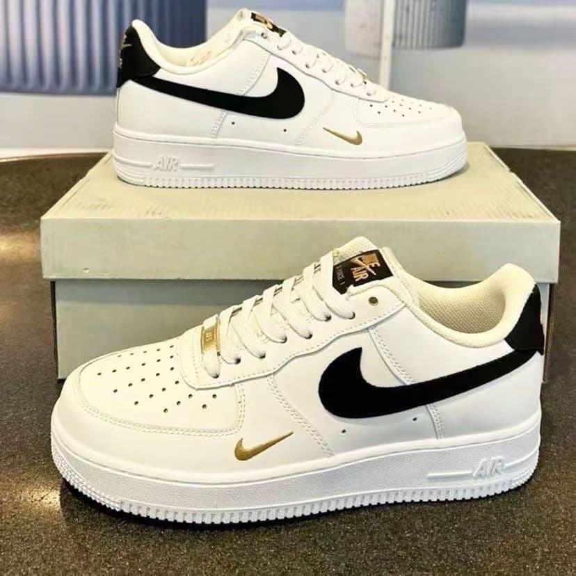 Chaussures de skate décontractées Air Force No.1 Silver Blue Ribbon Hook Campus High Beauty pour couple, style ins, début de printemps