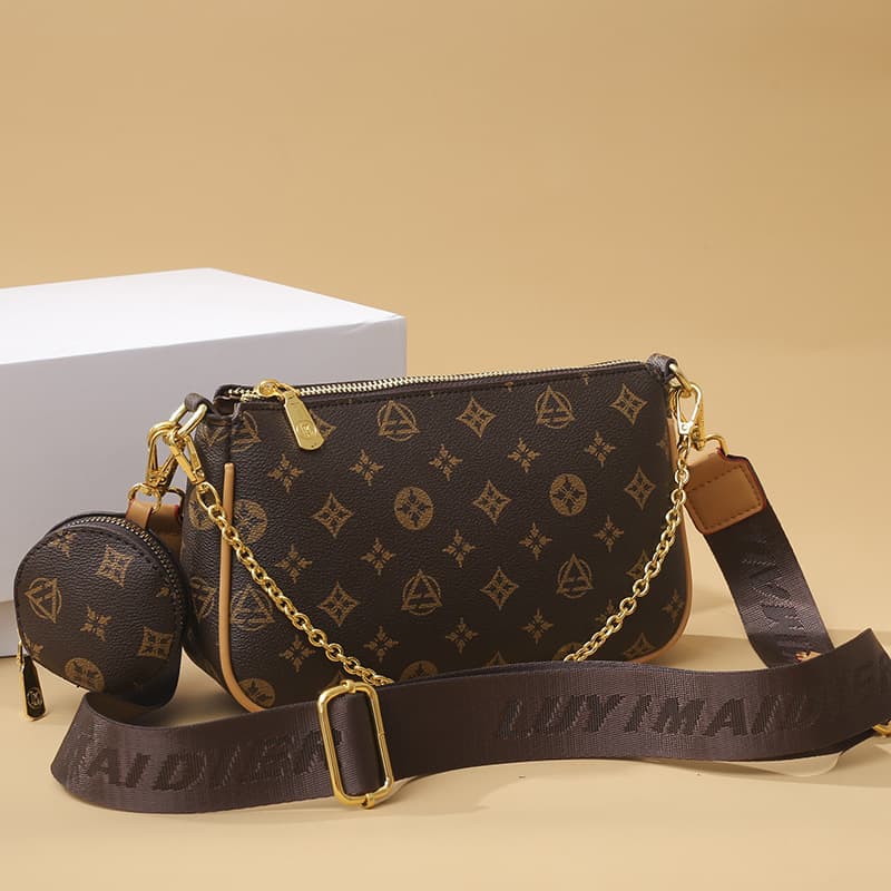 2025 New Korean Style High-End Printed Elegant Women's Casual Versatile Fashion Single Shoulder Crossbody Bag