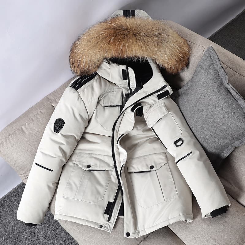 Women's Clothing 2024 new Warm jacket jacket men's short men's winter thick fur collar casual jacket women's Japanese and Korean version running men