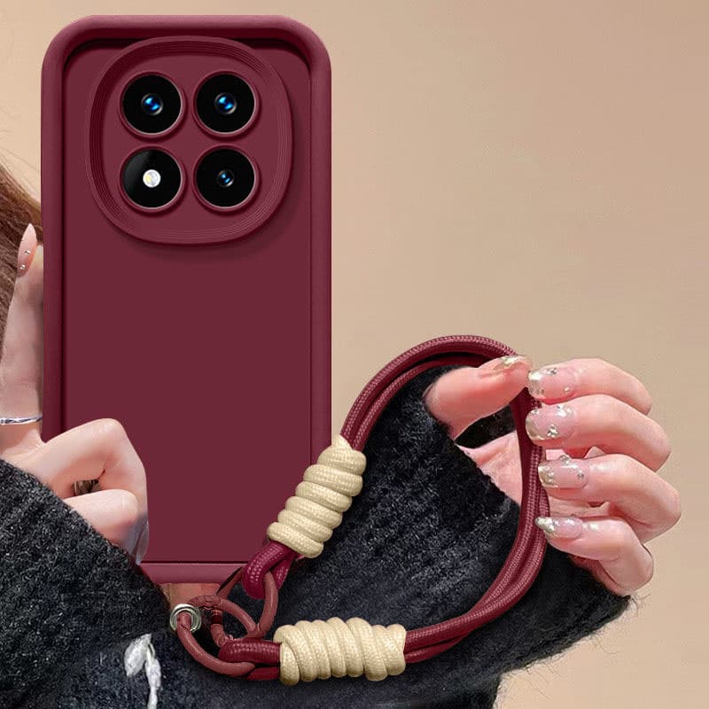 For Honor Magic 7 Lite Case Honor Magic7 Lite Phone Case Honor X9C Shockproof Silicone Cute Hand Strap Pure Cover