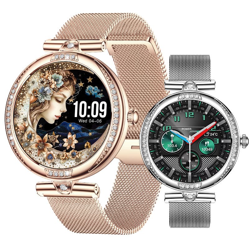 NX17PRO Women's AMOLED Bluetooth Call, Exercise, Step Counting, Multi Sport Smart Watch