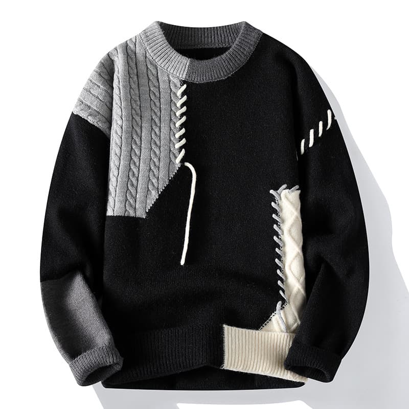 Men's Clothing 2024 NEW hot sale, hot sale, autumn and winter new casual round neck sweater, base knit sweater, large size loose sweater