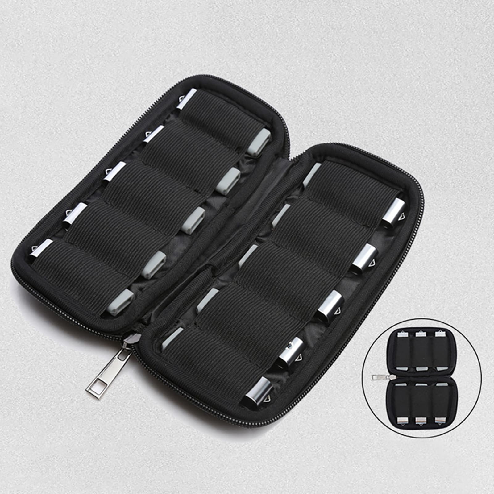 Storage Bag Multi-purpose Universal Large Space External U Disk Carry Pouch for Outdoor