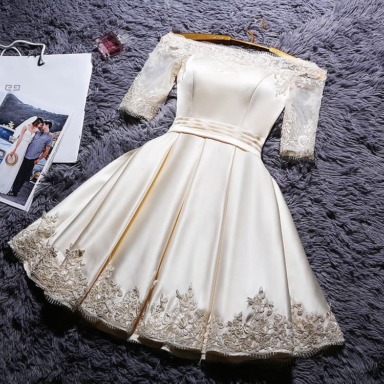 Women's Clothing New Spring Red Bride Wedding Toast Dress Slim Wedding Dinner