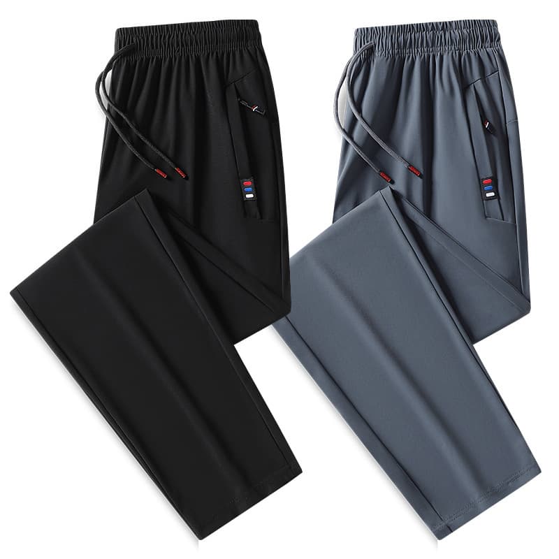 Men's Clothing Ice silk pants men's summer casual pants summer loose all match air conditioning pants summer large size quick drying sports pants men