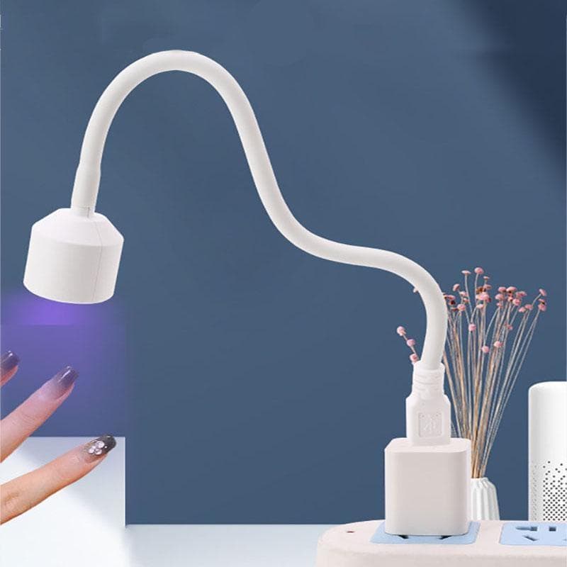 Mini Nail Dryer UV LED Lamp Foldable USB Light For Nail Gel Polish Drying Glue Bendable Nail Baking Dryer Nail Manicure Tool