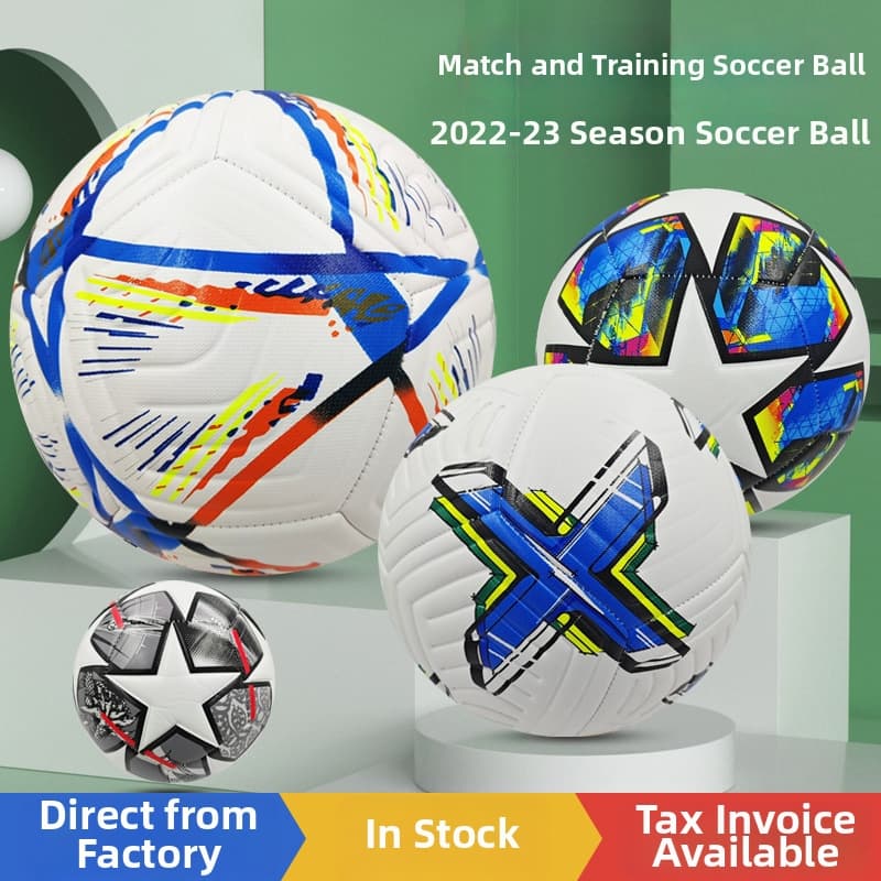 No. 5 PU Machine Stitched Soccer Ball World Cup Match Ball Champions League Ball Premier League Ball Children's Training Ball