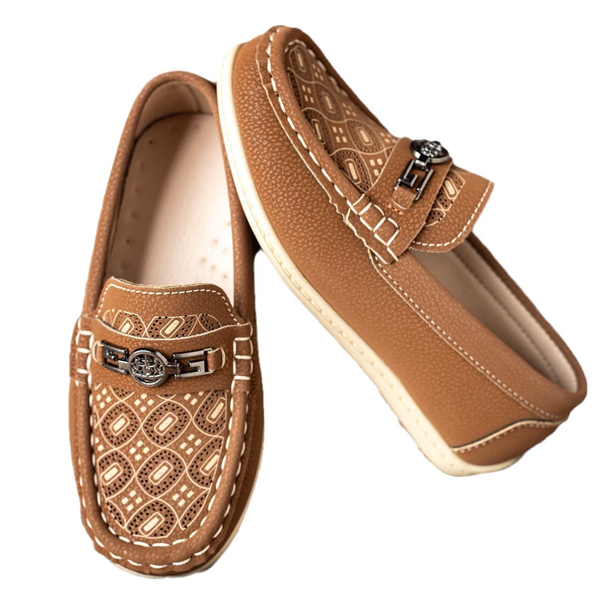 Mother & Kids Four Seasons Children's Hand-sewn Shoes Korean Boys' Shoes Casual Lightweight Versatile Durable Boys' Shoes