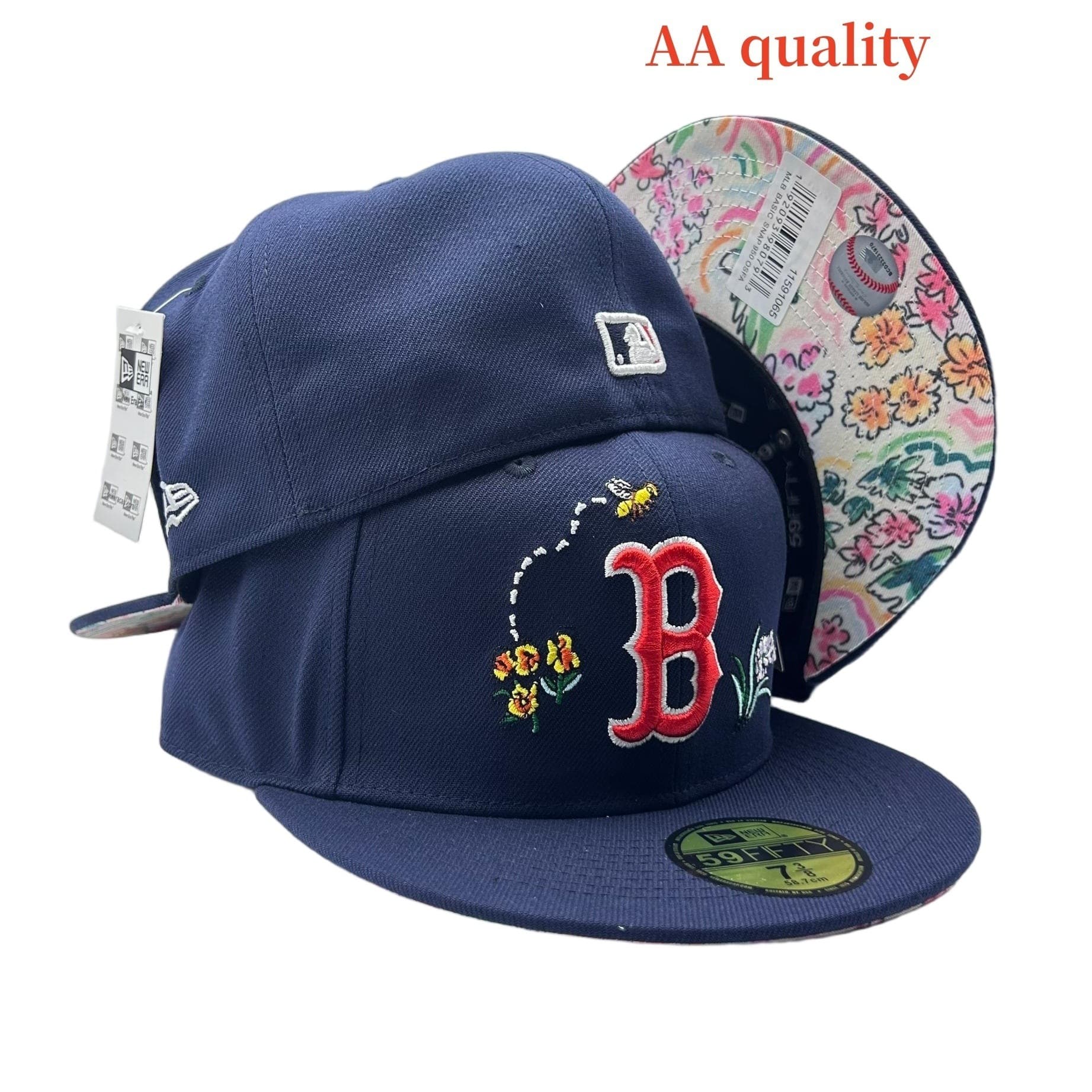 Casquette de baseball tendance 2025, modèle AA, taille unique, visière plate, idéale pour les équipes de commerce extérieur transfrontalier.
