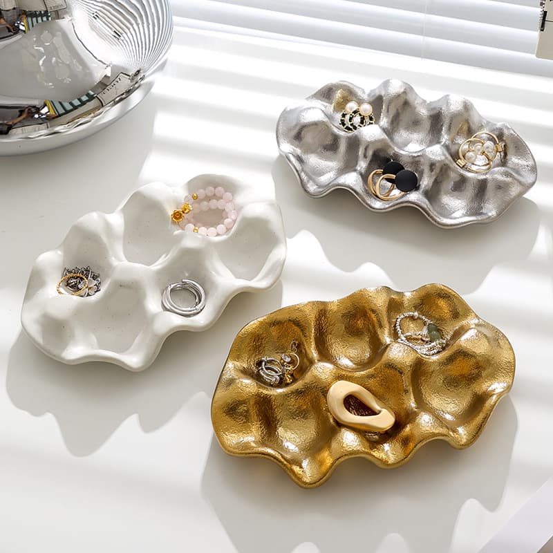 Creative Photography Ceramic Props Egg Tray Display Tray Jewelry Storage High Value Tray
